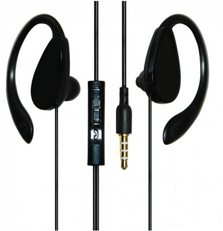 Sport earphone with mic and volume control